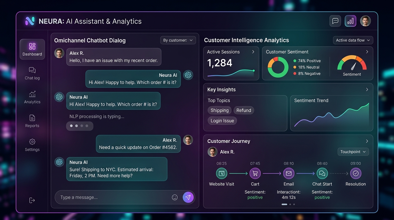 Conversational AI Assistant & Intelligence Dashboard