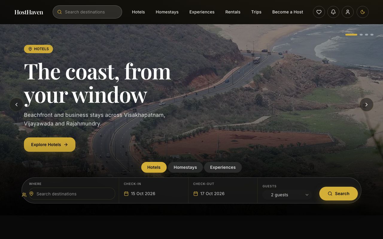 HostHaven Travel Platform Demo